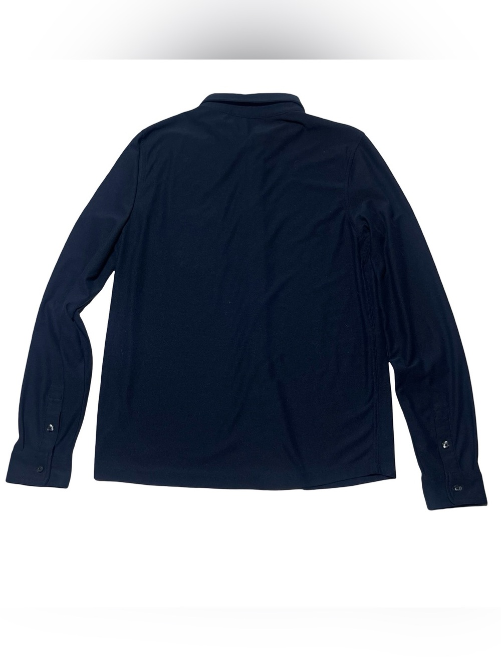 Vuori Ace Button Down Shirt Mens Medium Midnight Blue Performance Long Sleeve - Picture 2 of 5